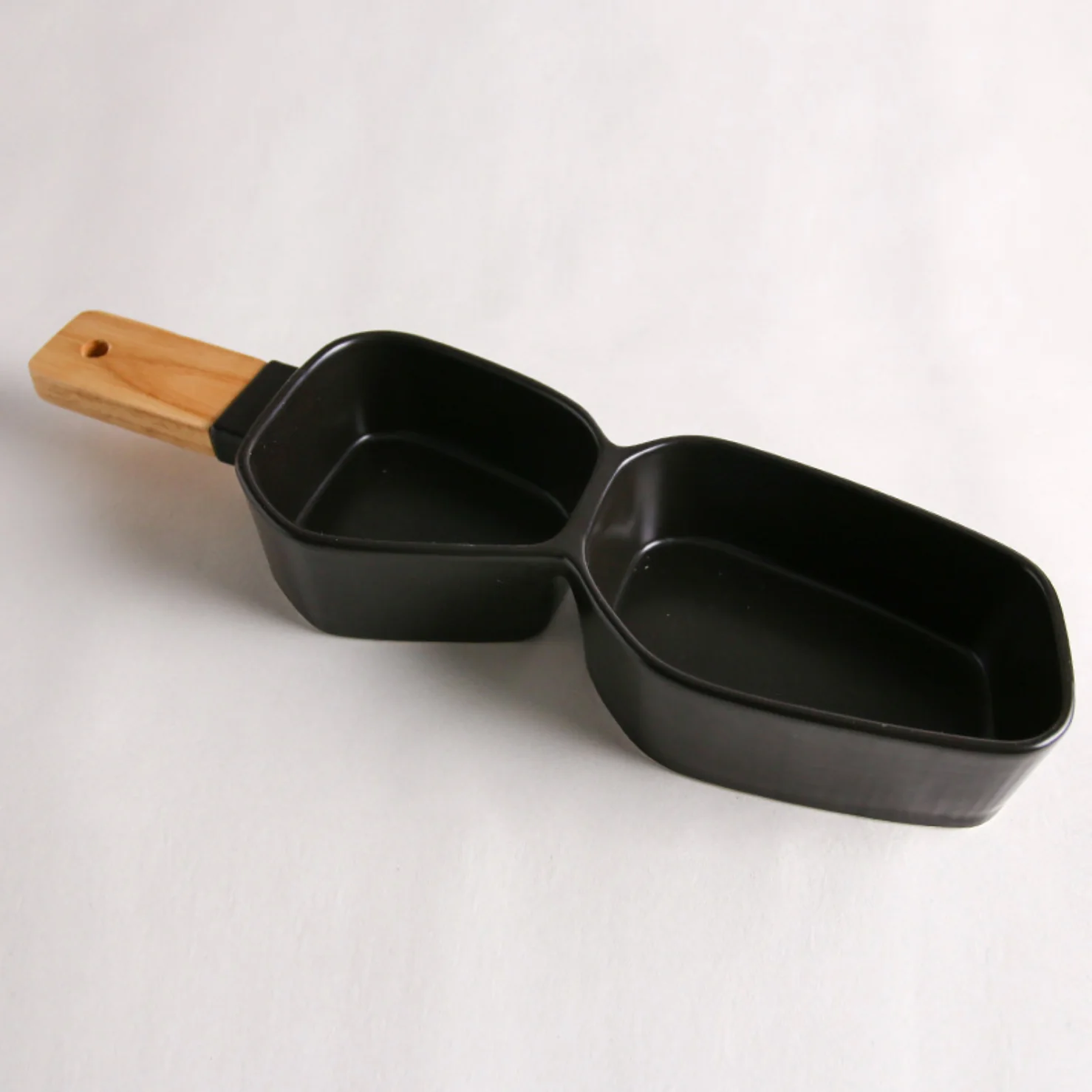 GEOMETRIC 2 Part Bowl With Wooden Handle - Image 13