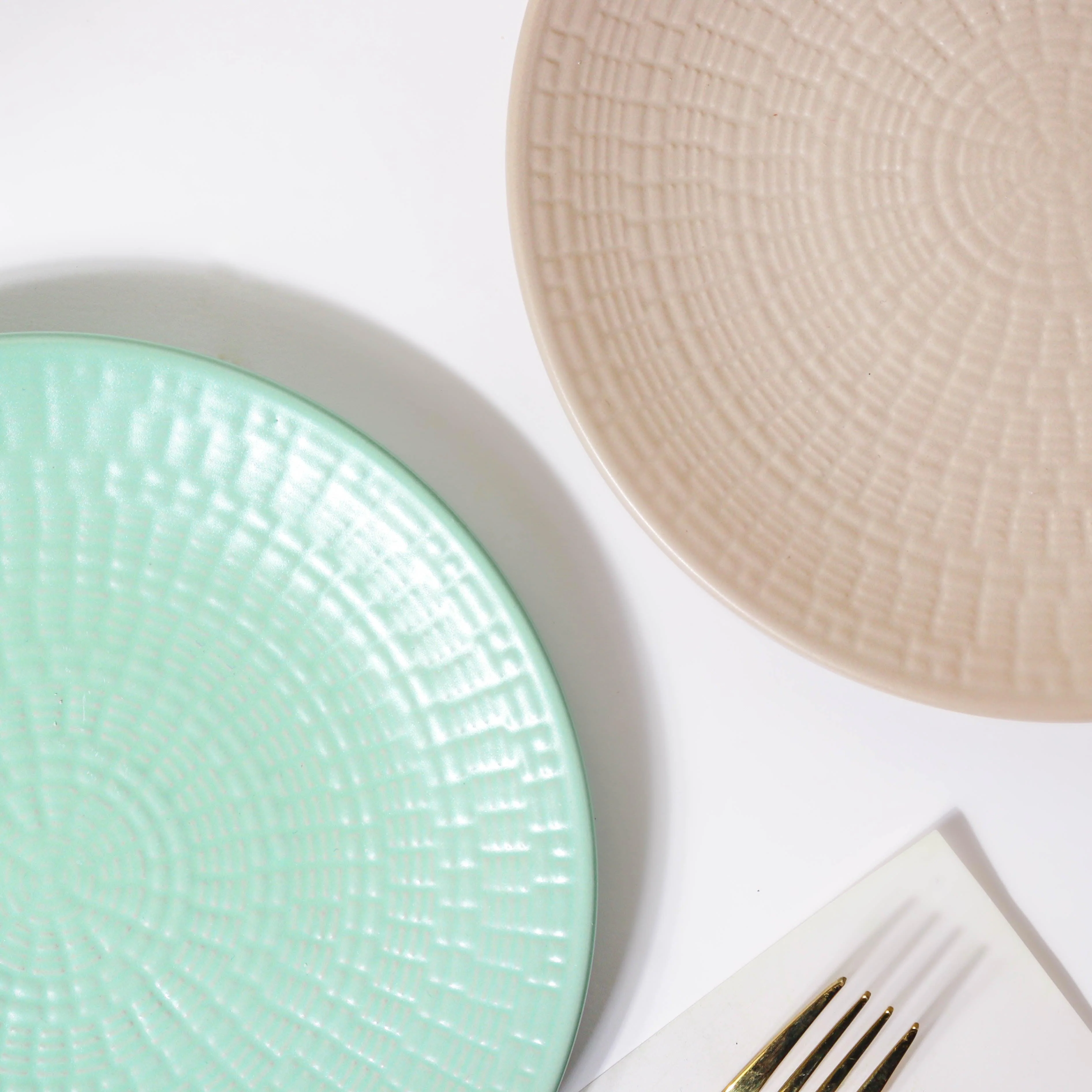 Aamirah Green Patterned Snack Plate 8 Inch - Image 7