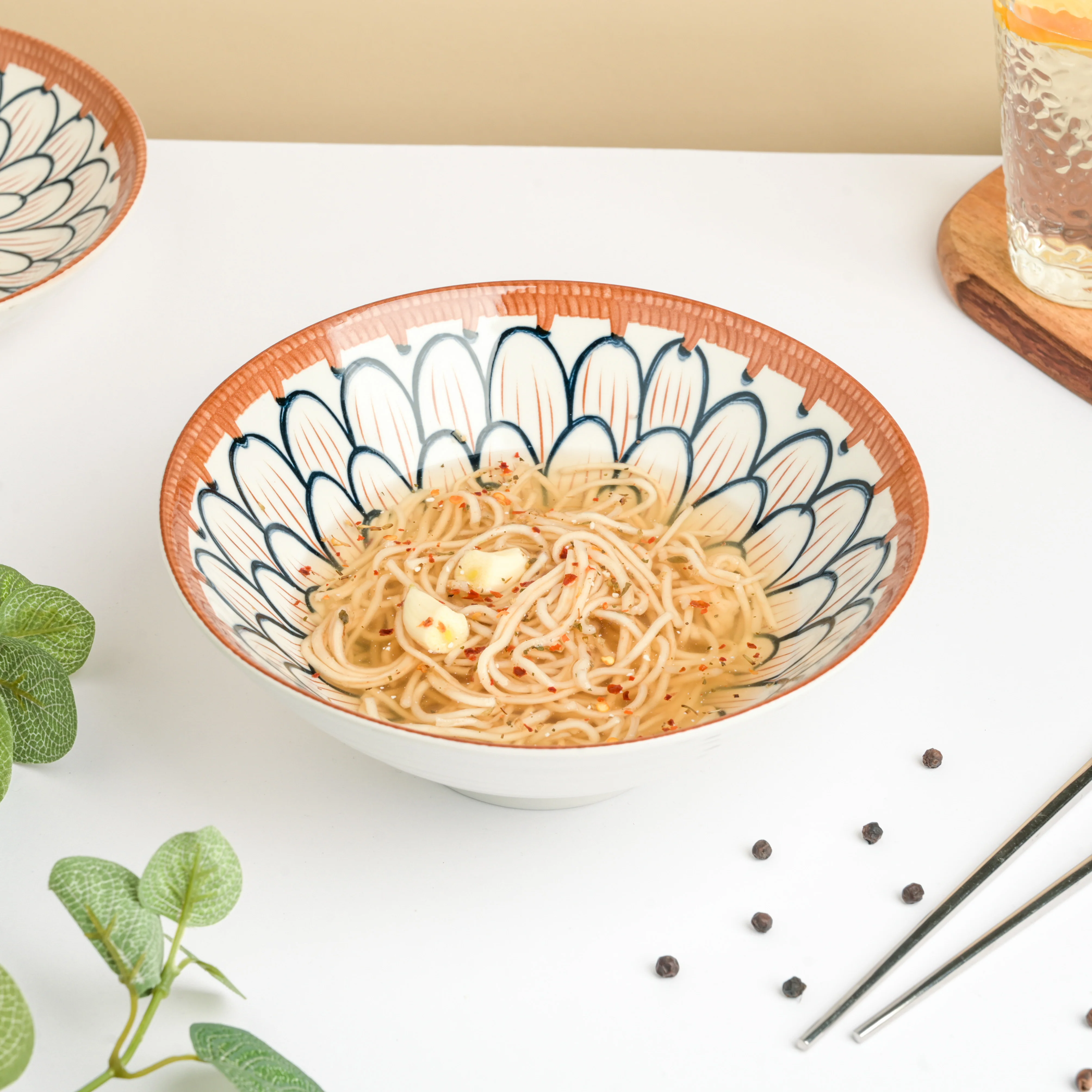 Abloom Ceramic Ramen Bowl 8 Inch 750 ml - Image 5