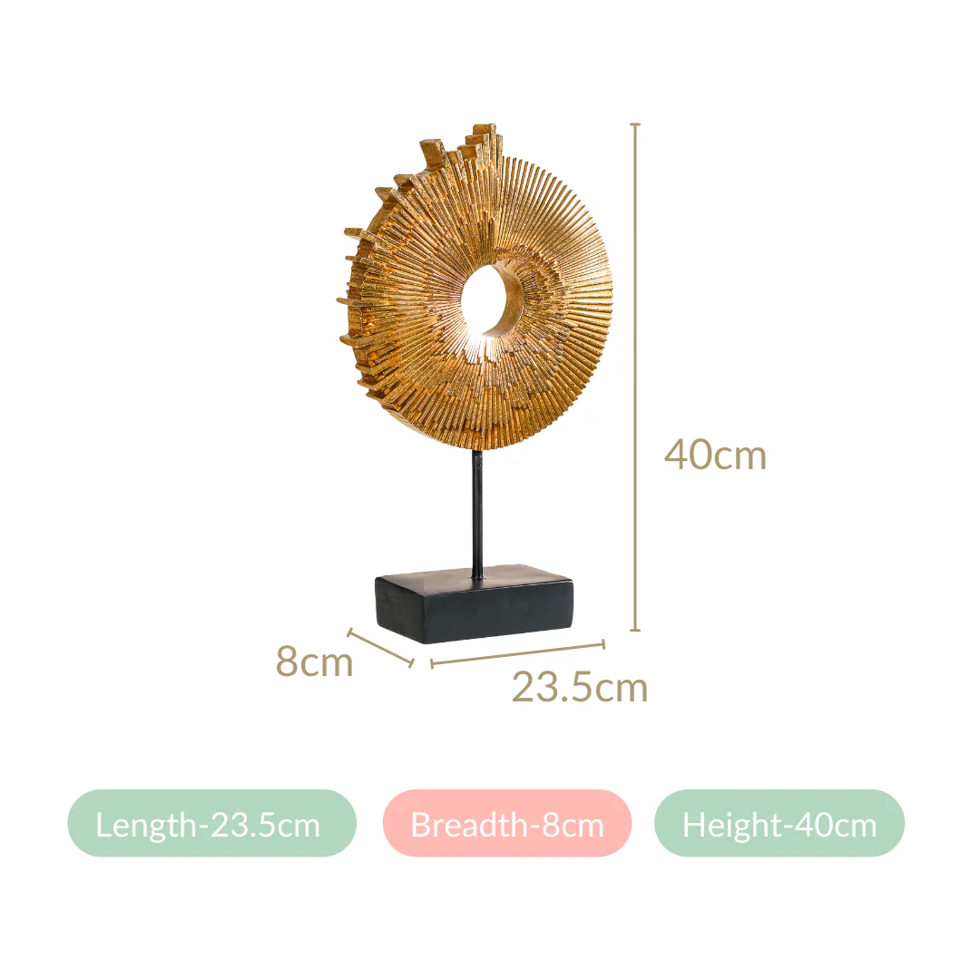 Abstract Ammonite Showpiece For Home Decor - Image 5