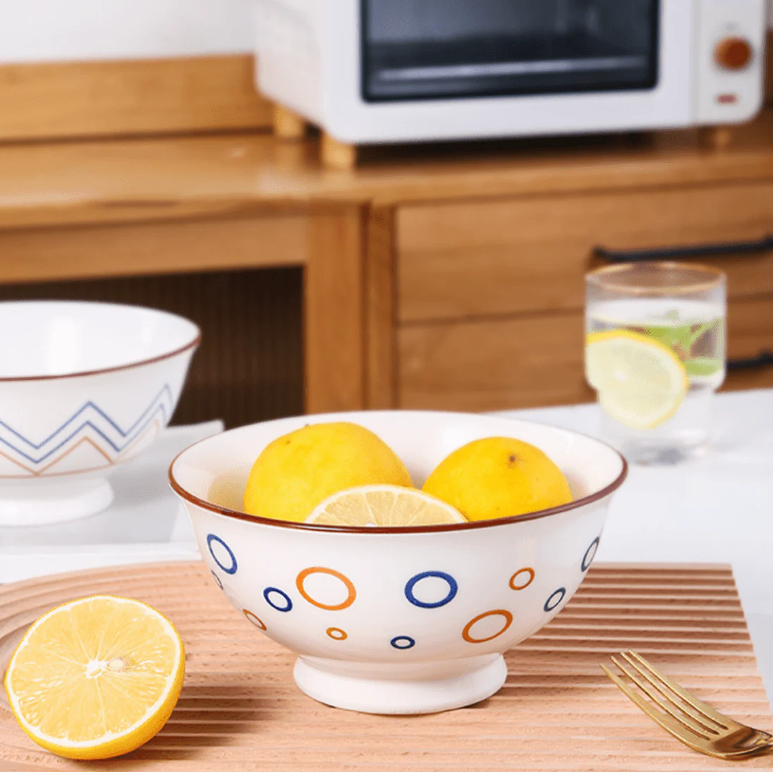 Abstract Design Bowl Set of 2 - Image 2
