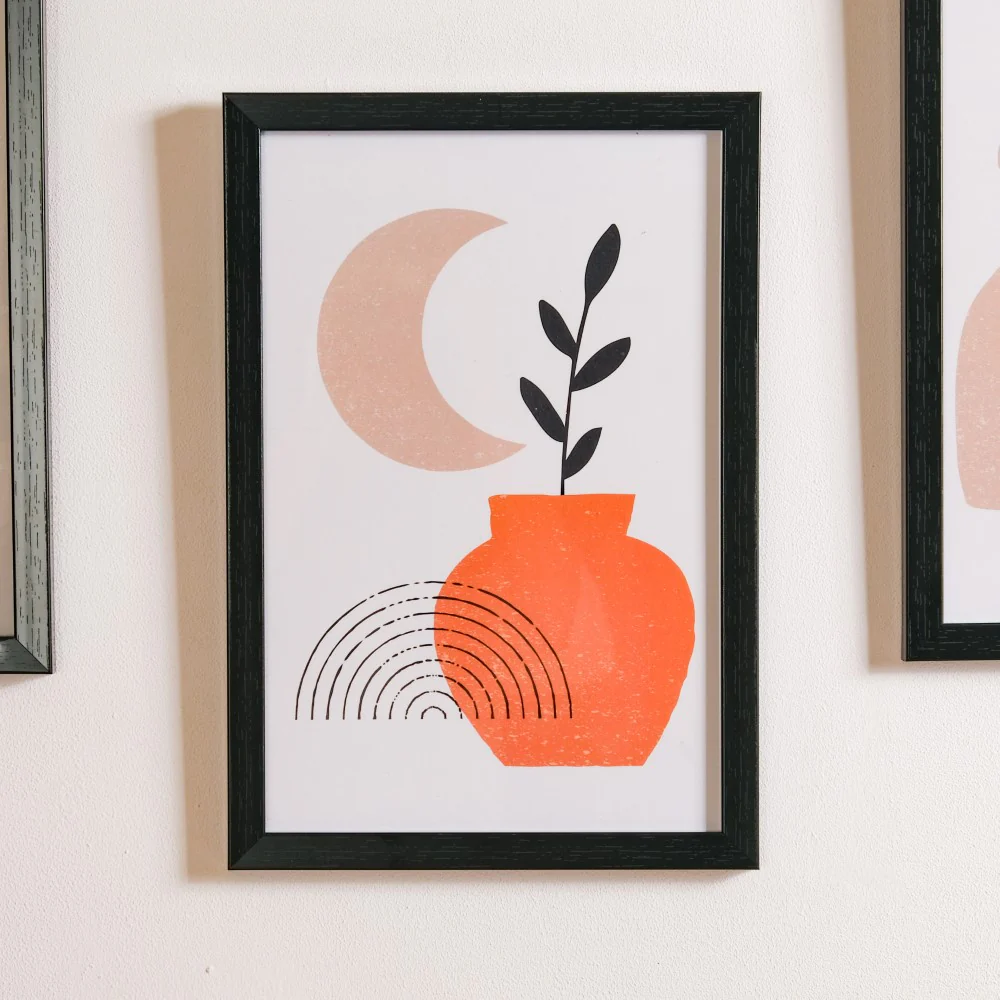 Abstract Gallery Wall Art Set Of 3 13x9 Inch - Image 4