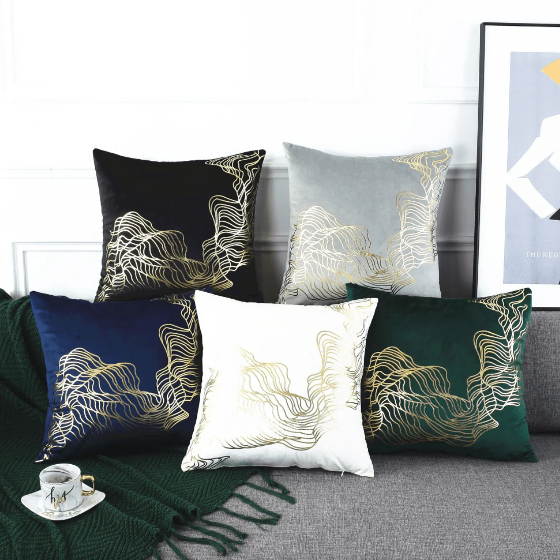 Abstract Pillow Covers Set of 2 - Image 5