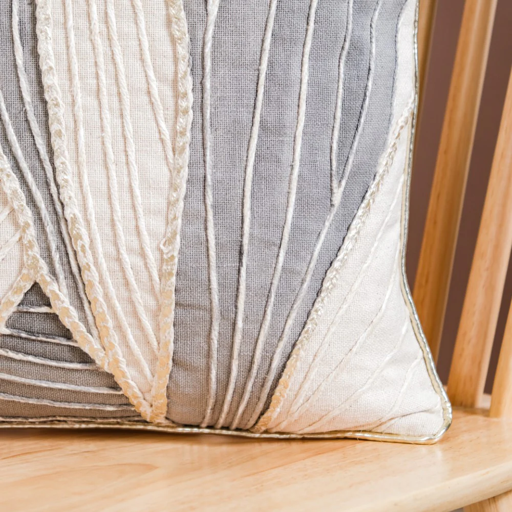 Abstract Textured Cushion Cover 15x15 Inch - Image 6