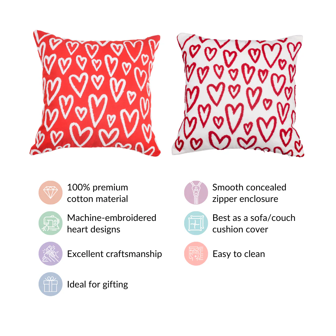 Abundant Love Cushion Case Set Of 2 16x16 Inch - Image 4