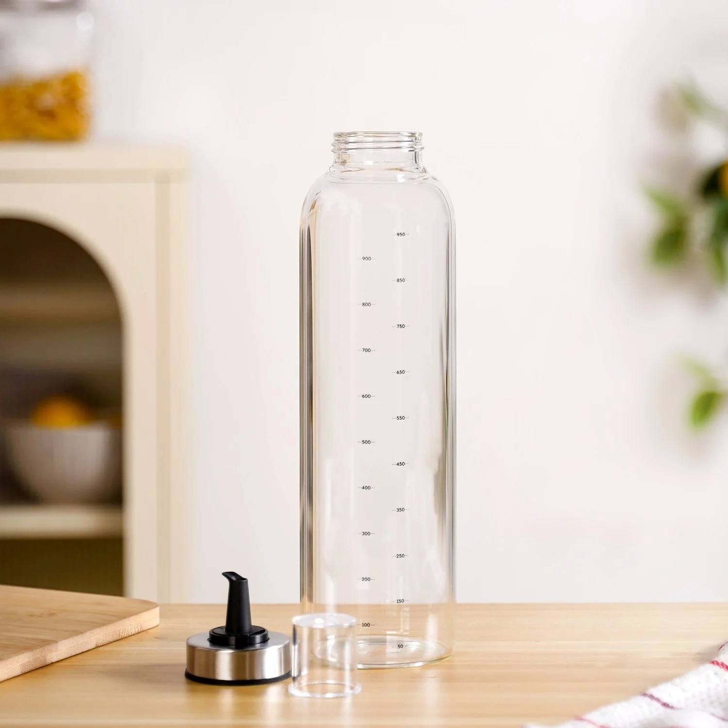 Accurate Pour Glass Oil And Vinegar Dispenser Bottle 1000ml - Image 10