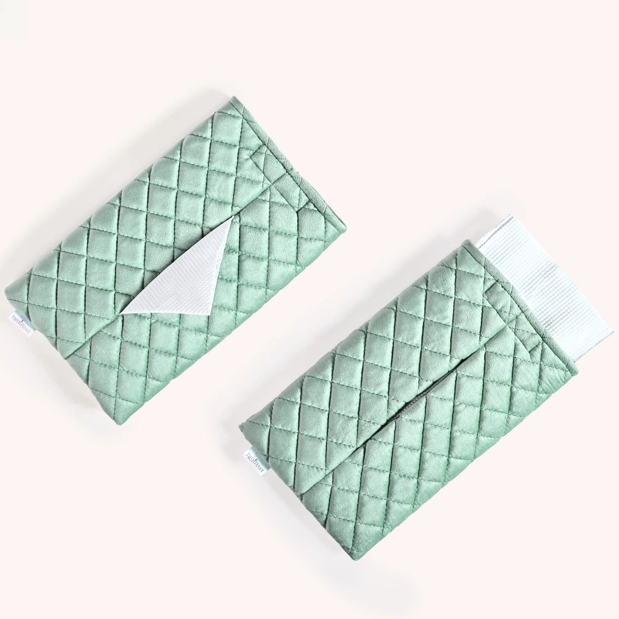 Adjustable Car Napkin Holders Set Of 2 Mint - Image 2