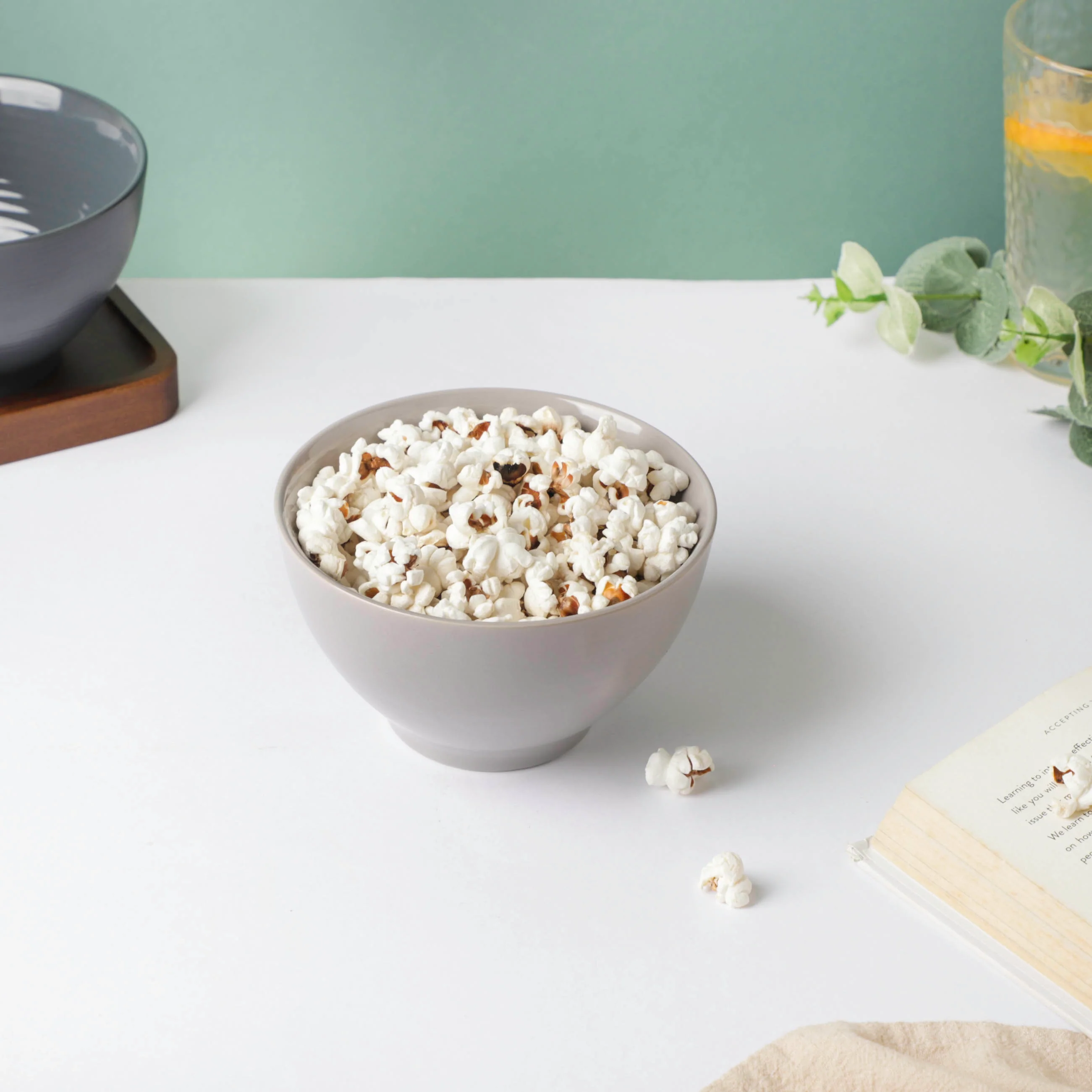 Adora Glossy Soup Bowl Grey 500ml - Image 2
