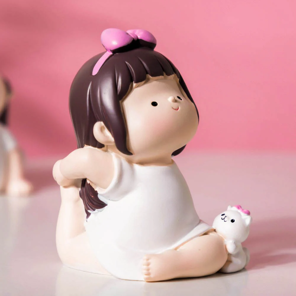 Adorable Yoga Girl Decor Showpiece - Image 8