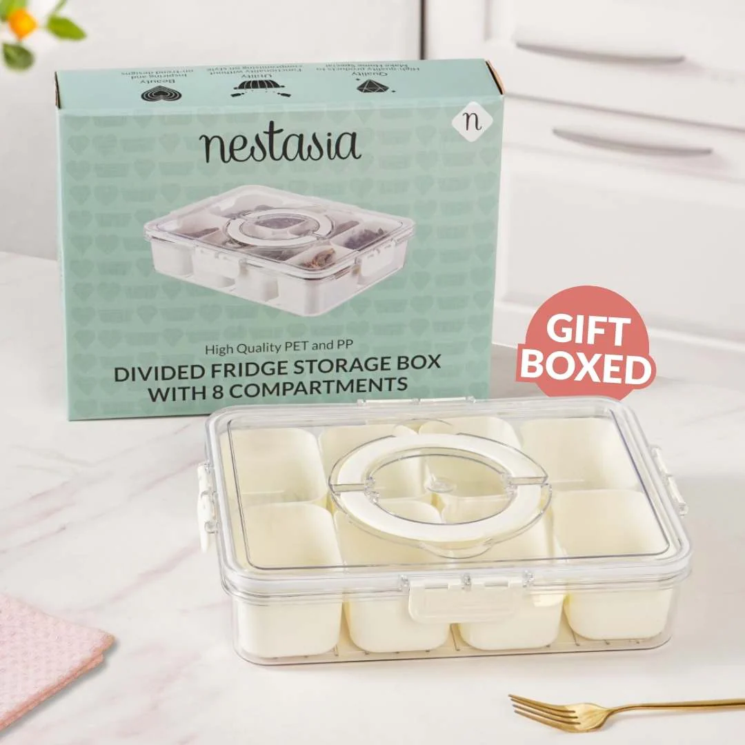 Airtight Fridge Storage Box With 8 Compartments - Image 5
