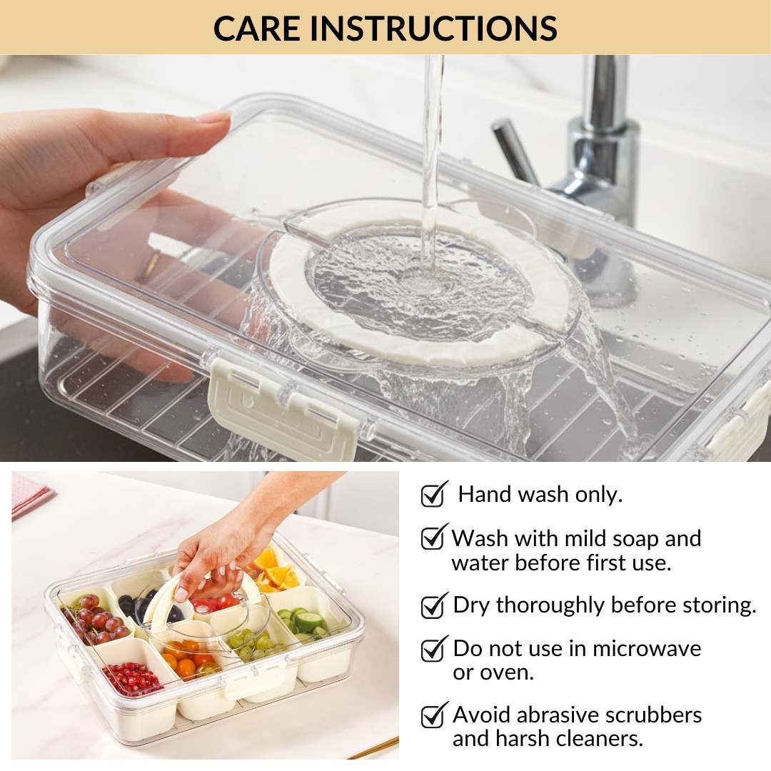 Airtight Fridge Storage Box With 8 Compartments - Image 6