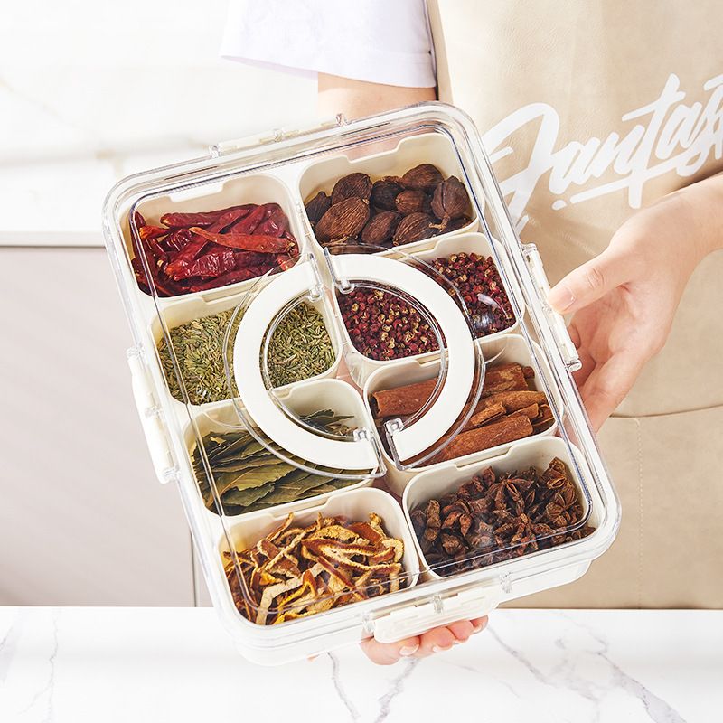 Airtight Fridge Storage Box With 8 Compartments - Image 7