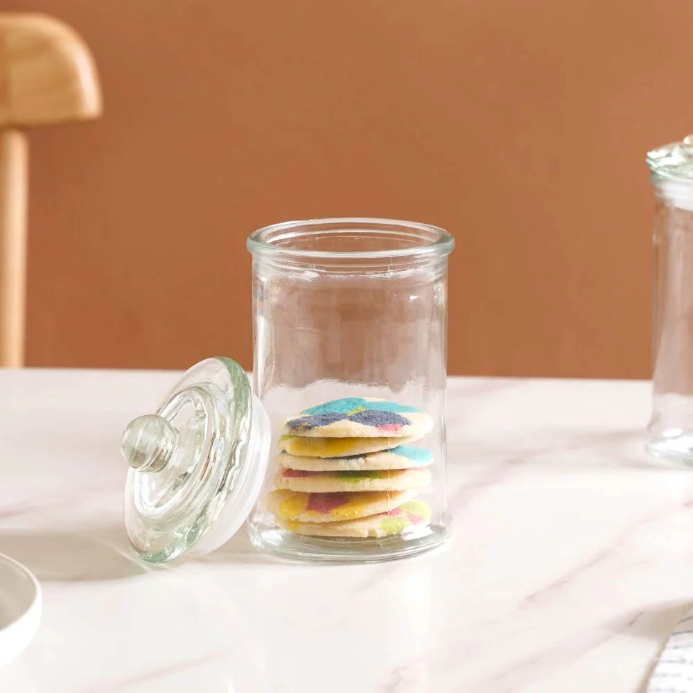 Airtight Glass Kitchen Jar Set Of 6 350ml - Image 3