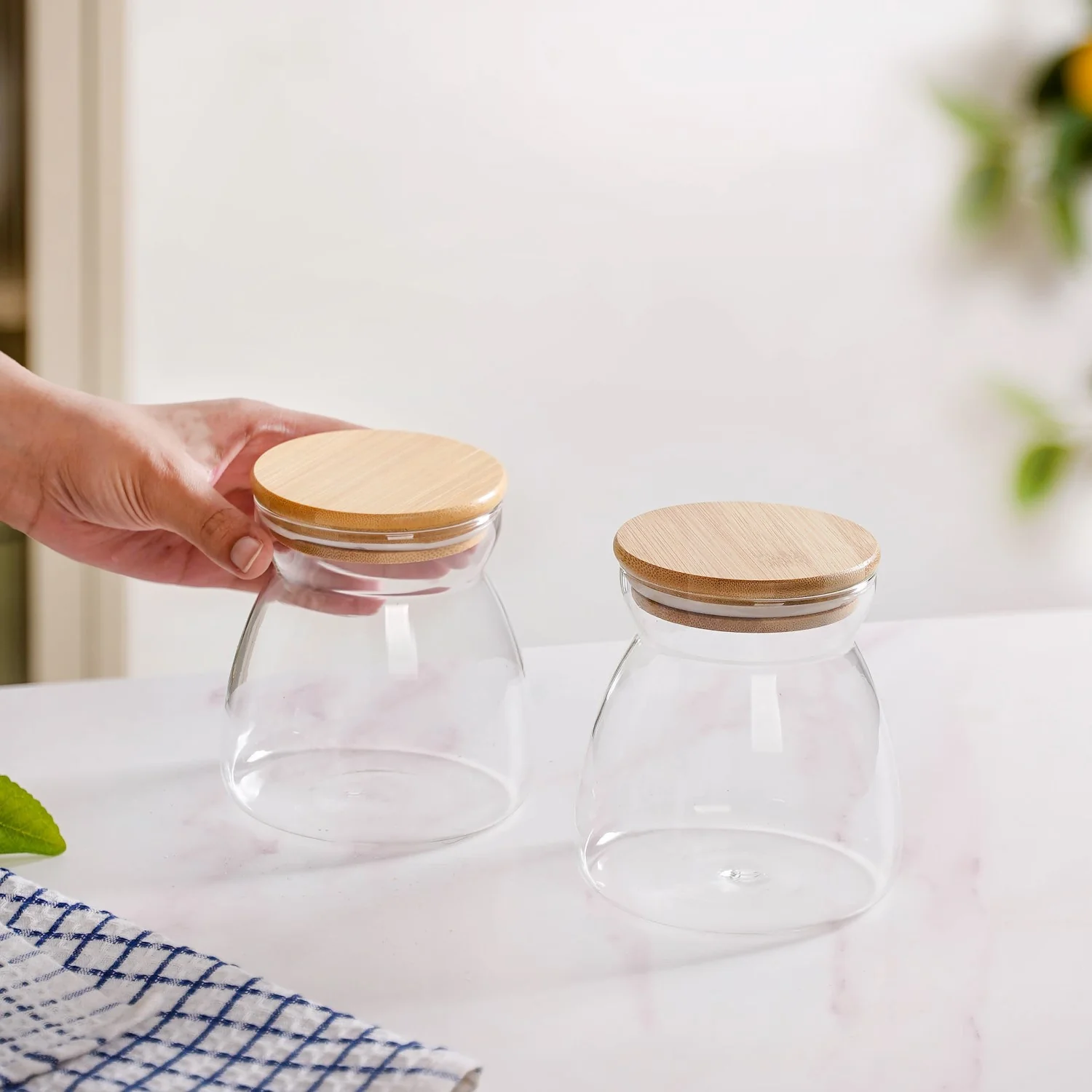 Airtight Jar Set For Dry Fruit Small 700ml - Image 3