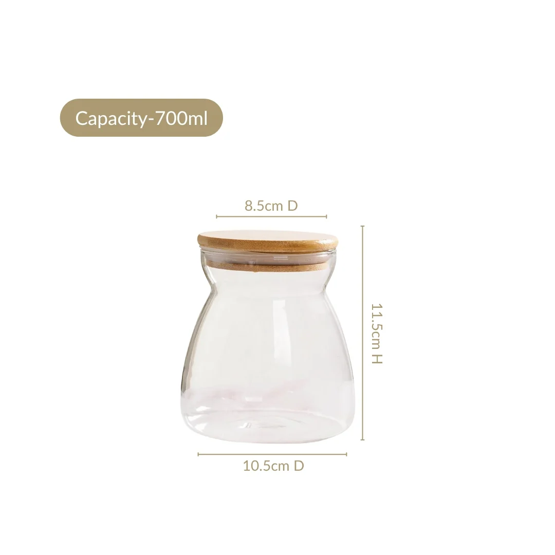 Airtight Jar Set For Dry Fruit Small 700ml - Image 4