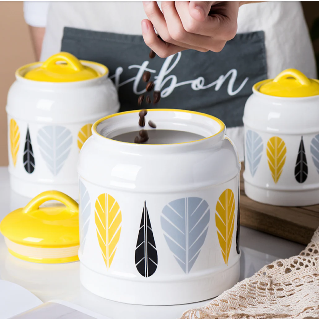 Airtight Jars Yellow - Image 2
