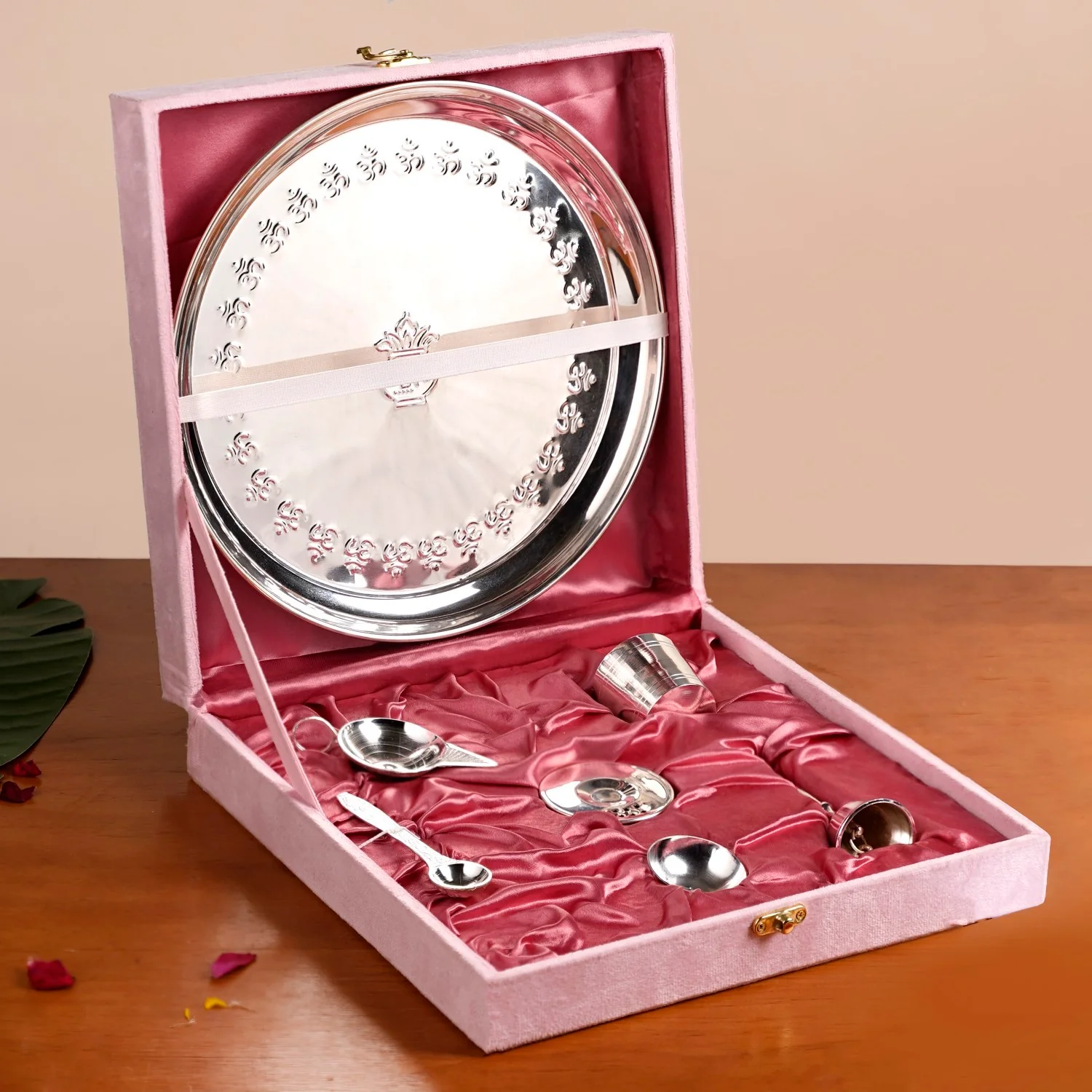 All In One Daily Aarti Pooja Thali Set Of 7 - Image 3