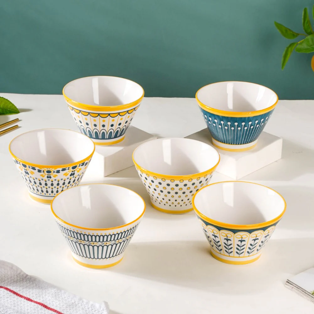 Aloha Ceramic Snack Bowl 360 ml Set Of 6 - Image 17