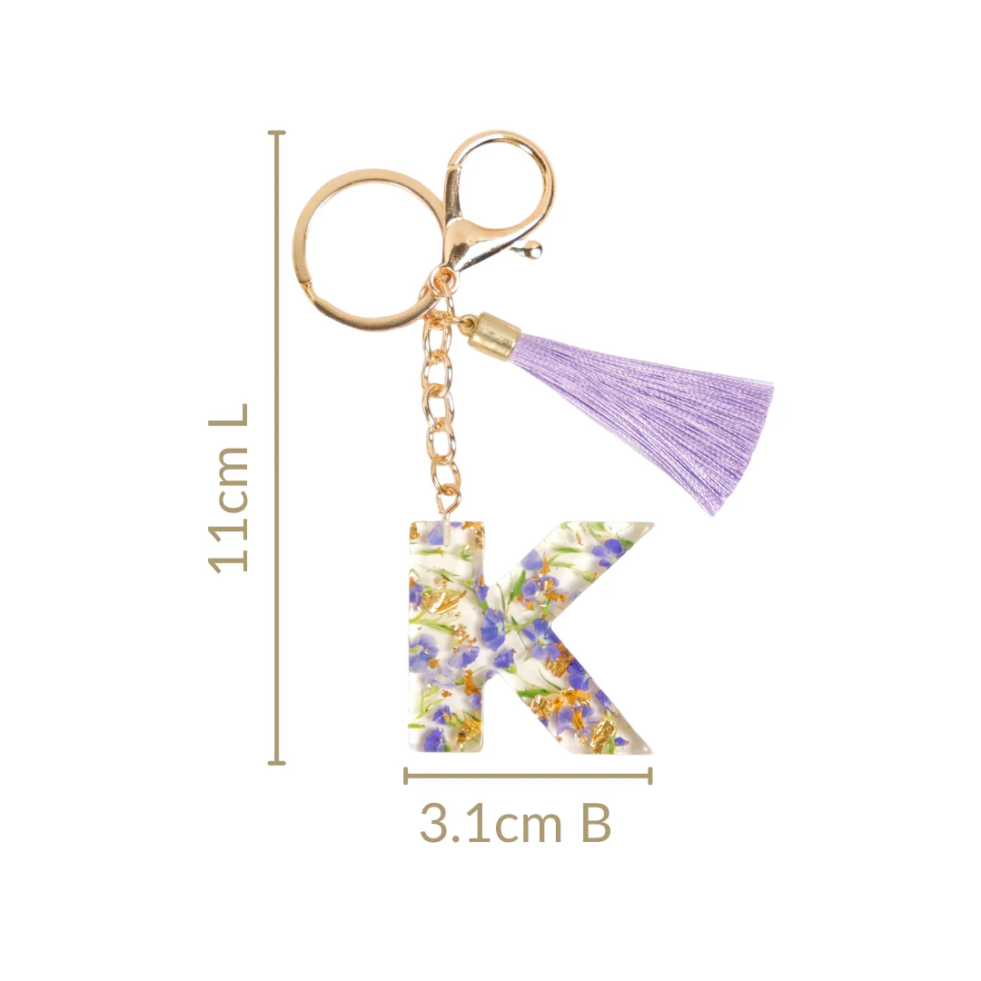 Alphabet Initial Letter K Keychain - Image 4