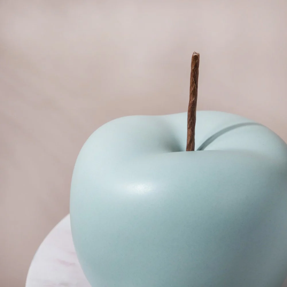 Apple Decor Showpiece Large Blue - Image 4