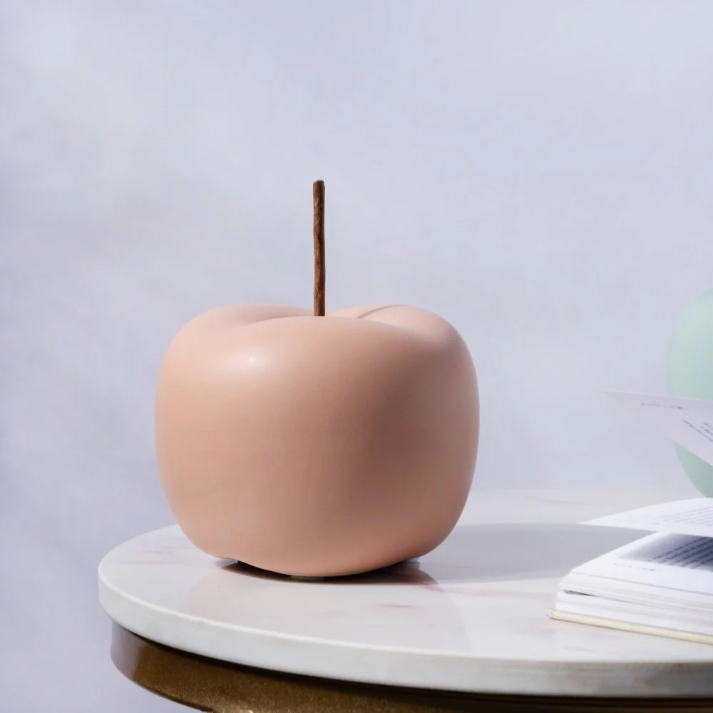 Apple Decor Showpiece Large Pink - Image 5