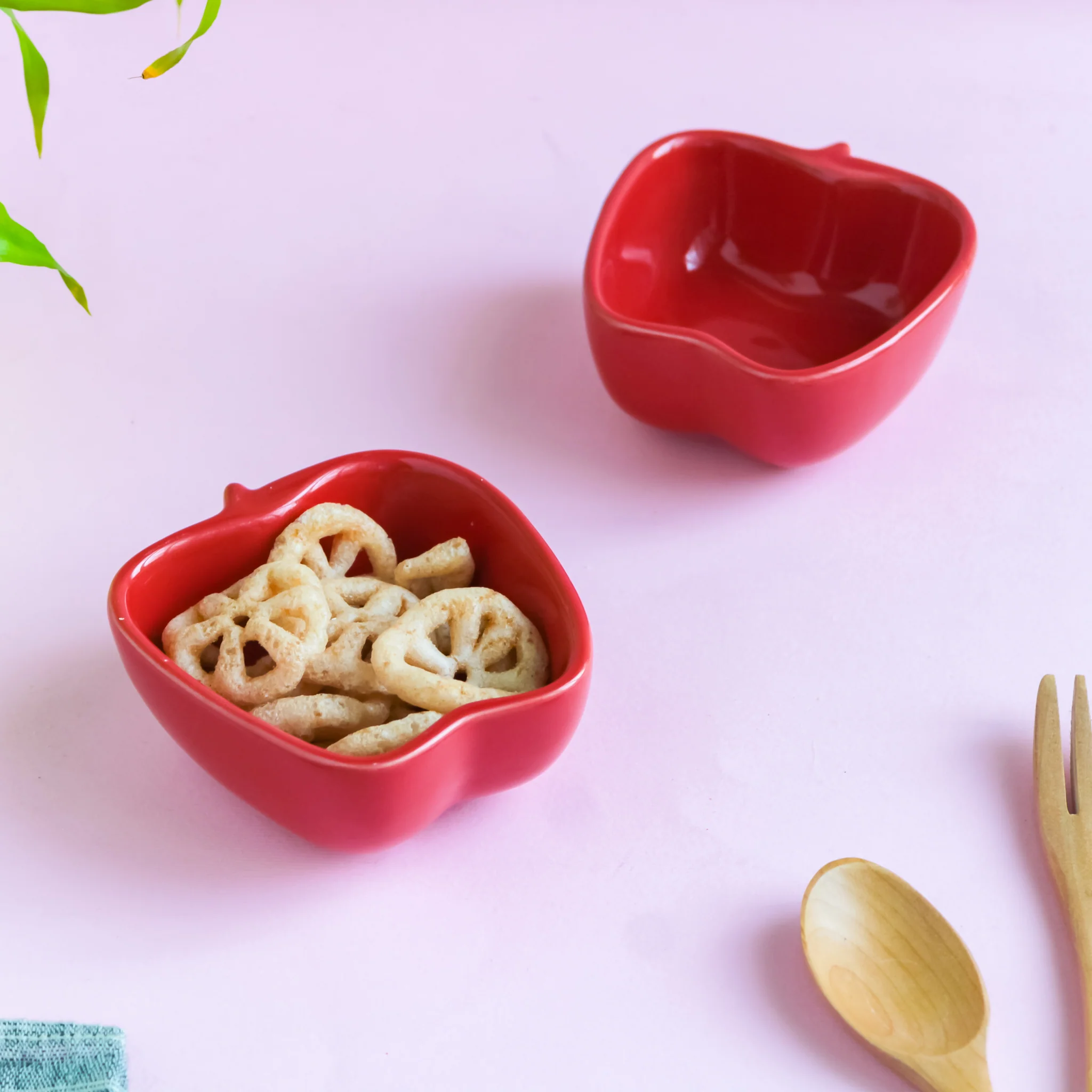 Apple Shaped Bowl Set of 2 - Image 13