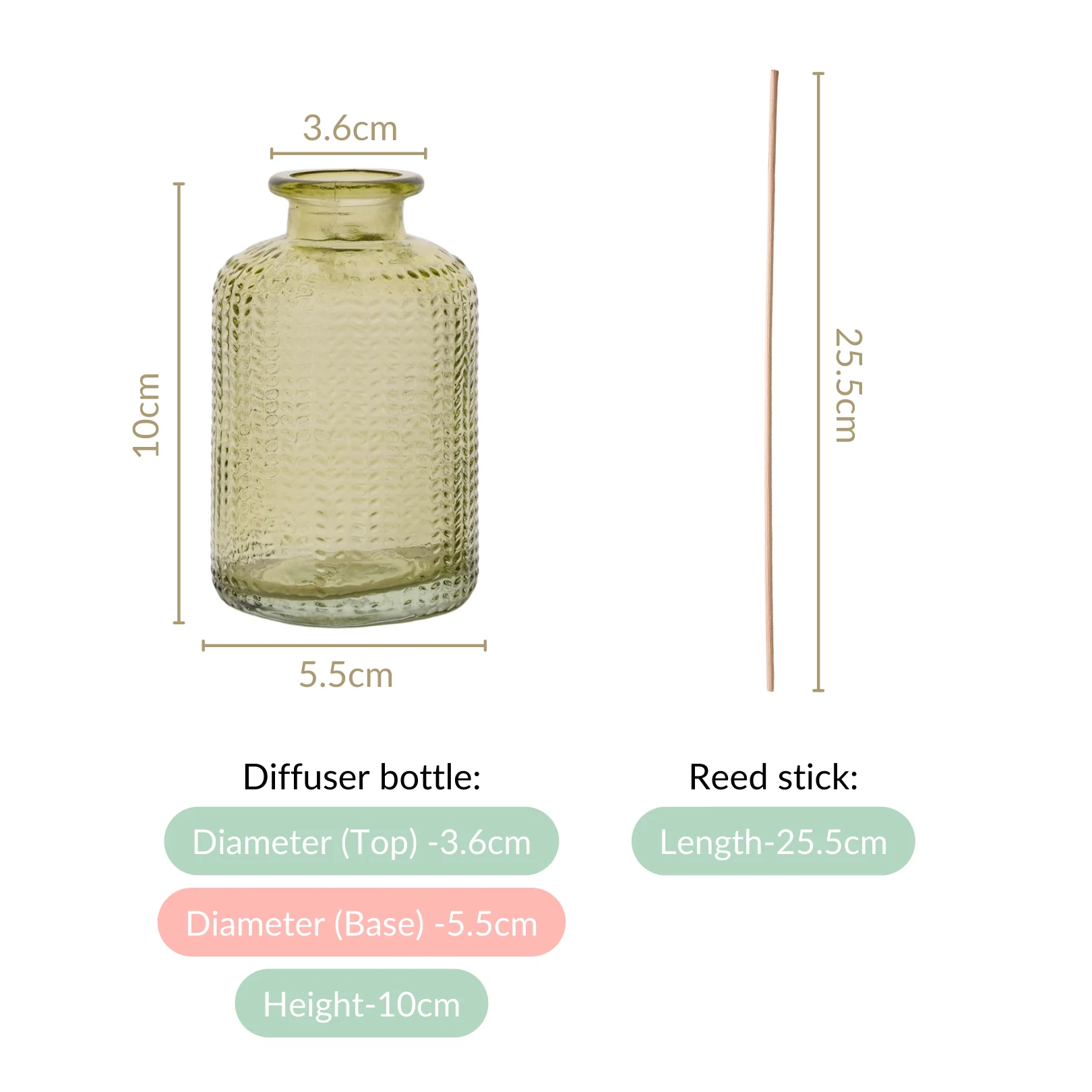 Apple Spice Fragrant Reed Diffuser Set Of 3 - Image 4