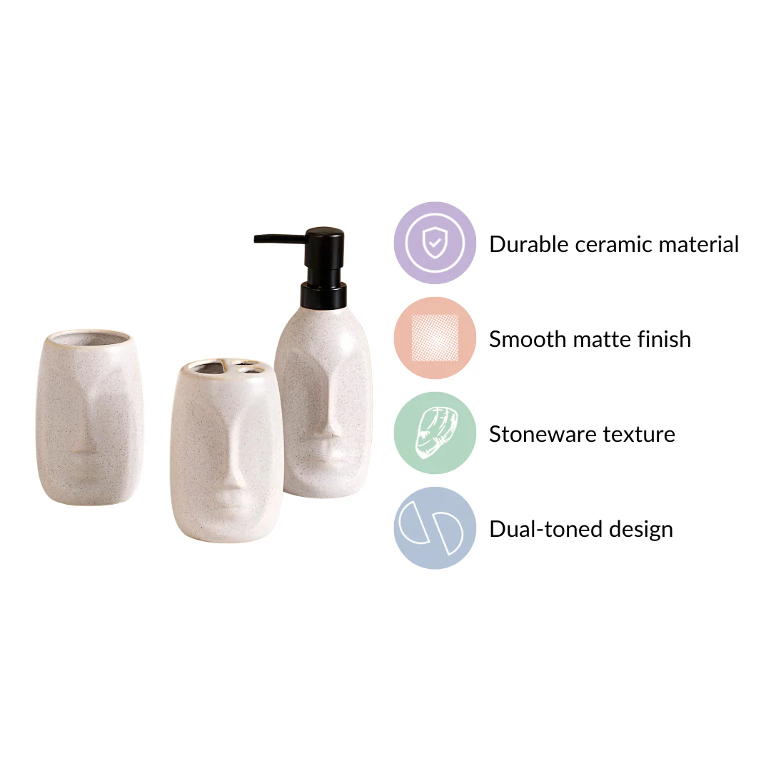 Art Face Bath Set Of 3 - Image 5