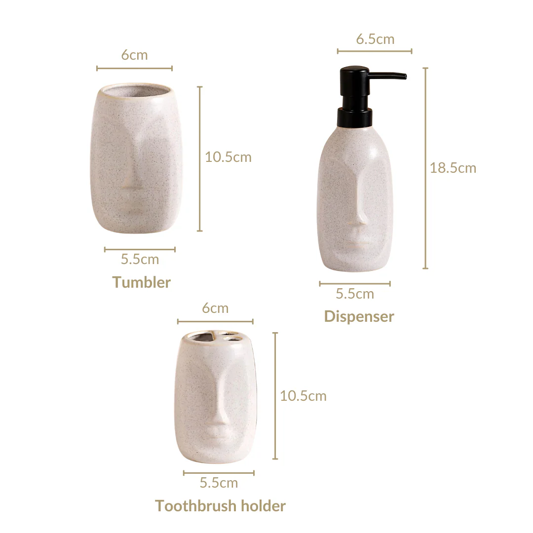 Art Face Bath Set Of 3 - Image 6