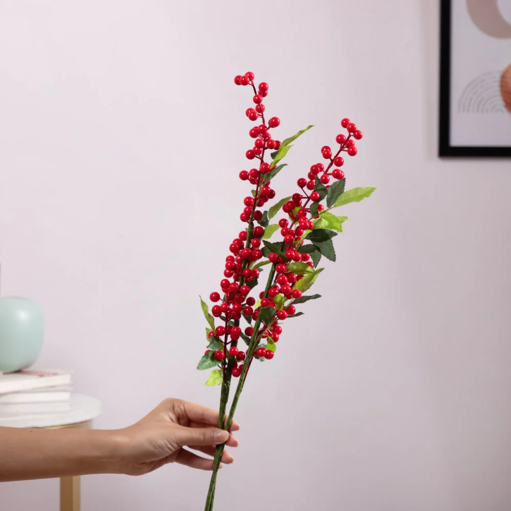 Artificial Berry Stem Set Of 2 - Image 5