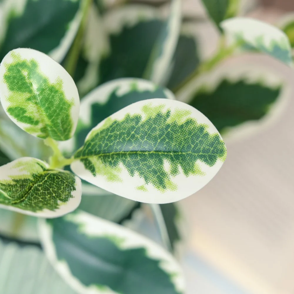 Artificial Green Leaves For Decor Set Of 2 - Image 3