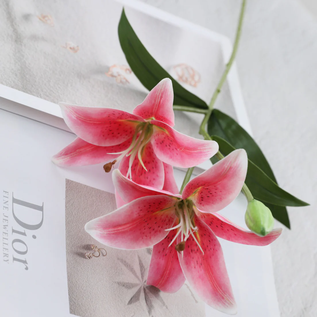 Artificial Lily Flower - Image 9