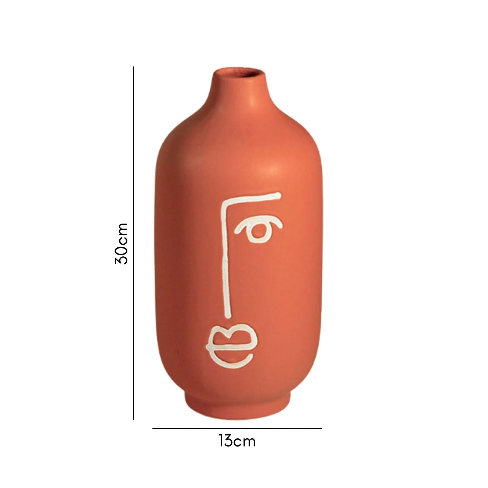 Artistic Face Vase Large - Image 11