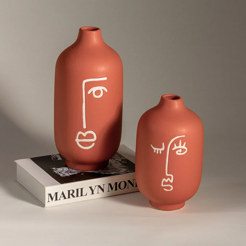 Artistic Face Vase Large - Image 8