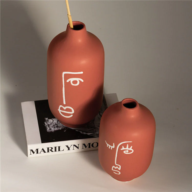 Artistic Face Vase Small - Image 8