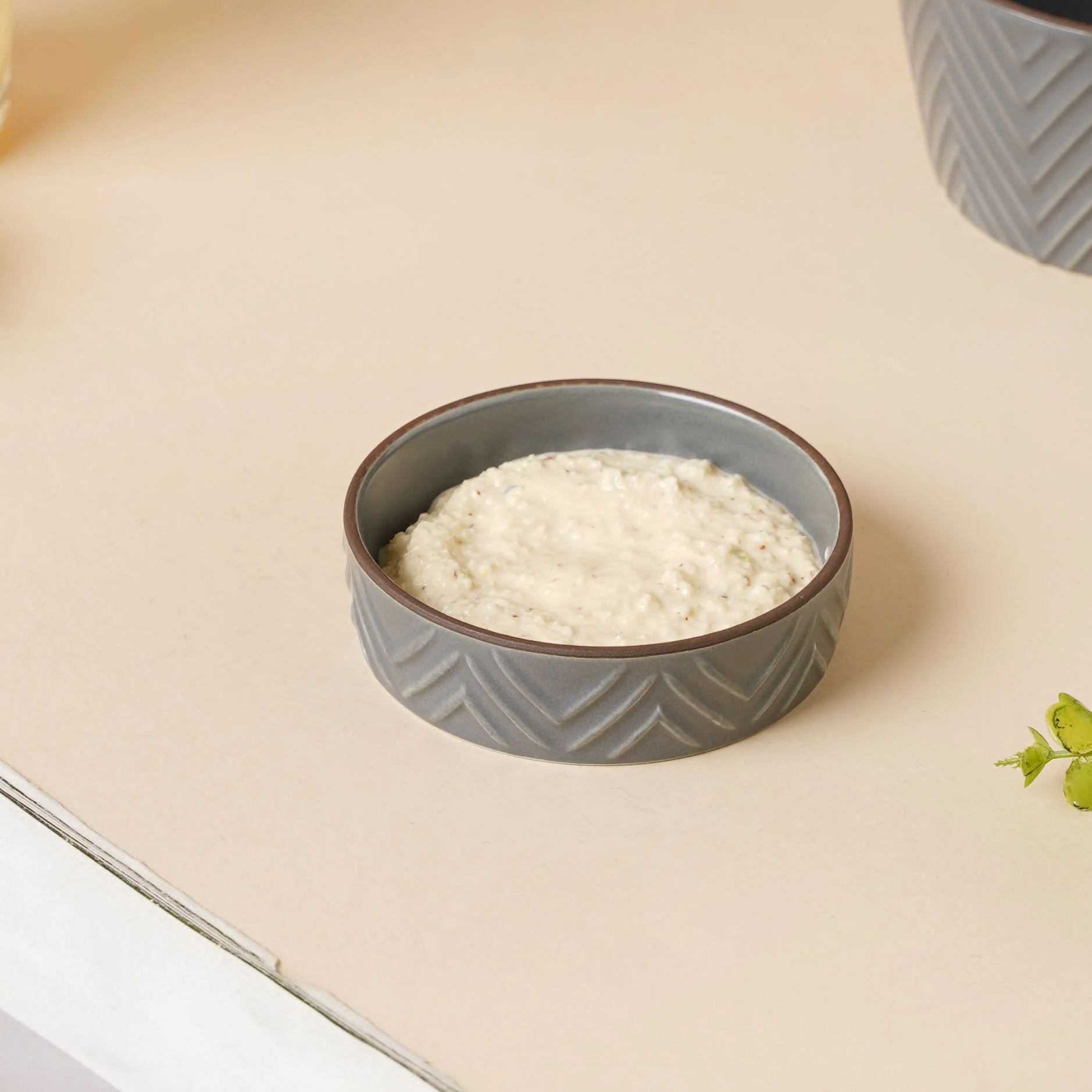 Asphalt Grey Dip Bowl