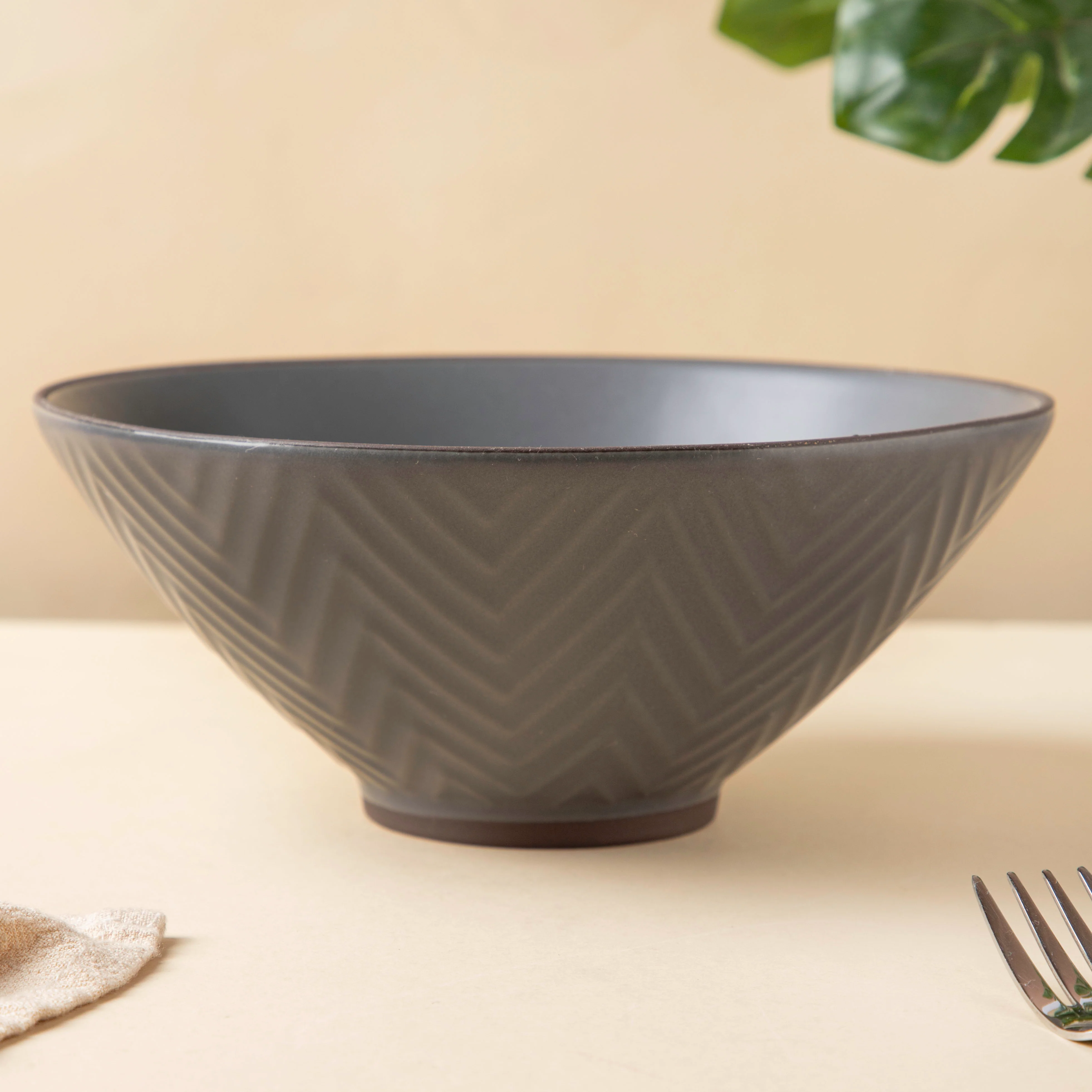 Asphalt Grey Ramen Bowl 800 ml