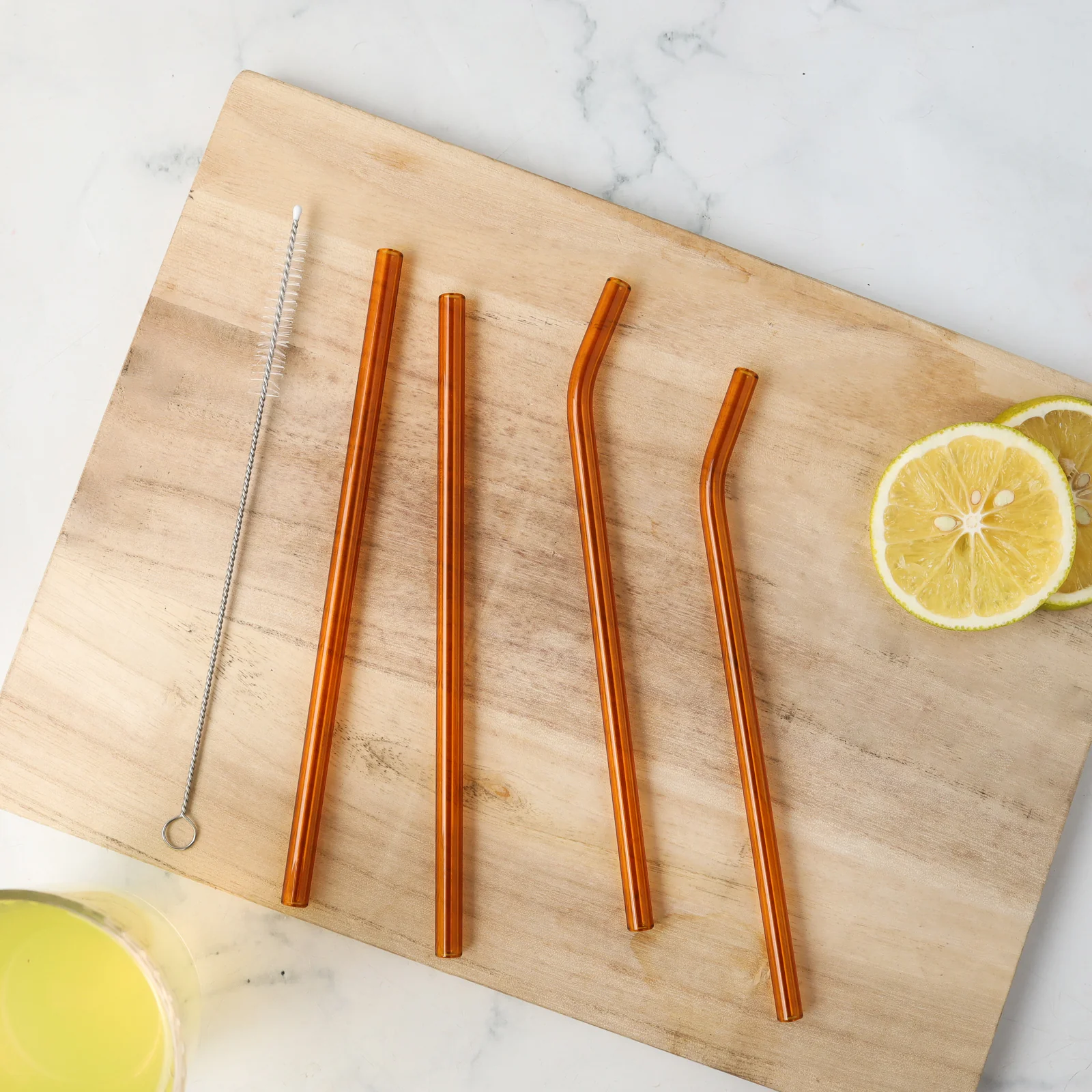 Assorted Glass Straw Set of 4 - Image 14
