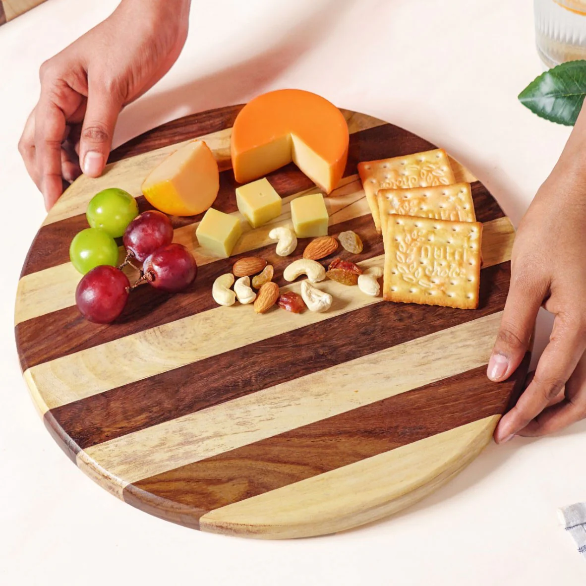 Atelier Serve And Slice Wooden Cheese Platter 30cm - Image 2