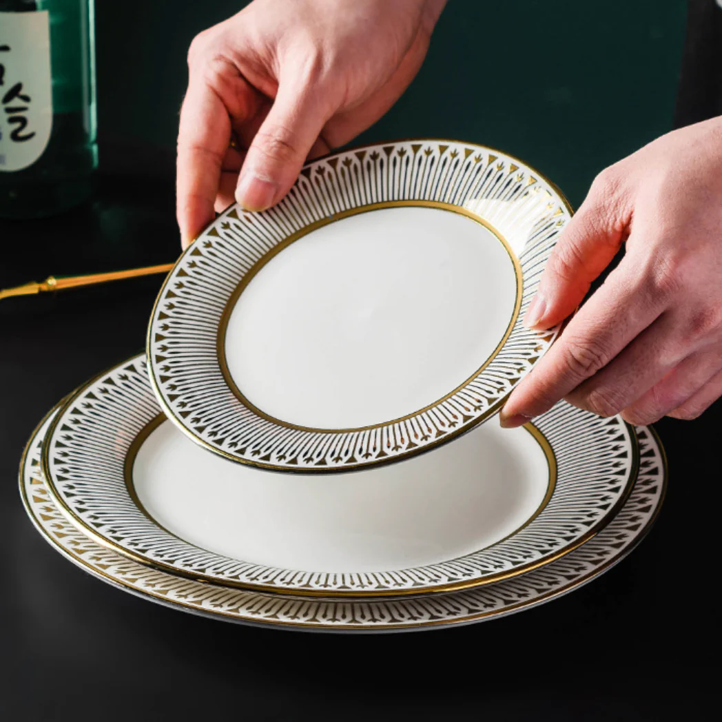 Aurelea Abstract Dinner Plate - Image 8
