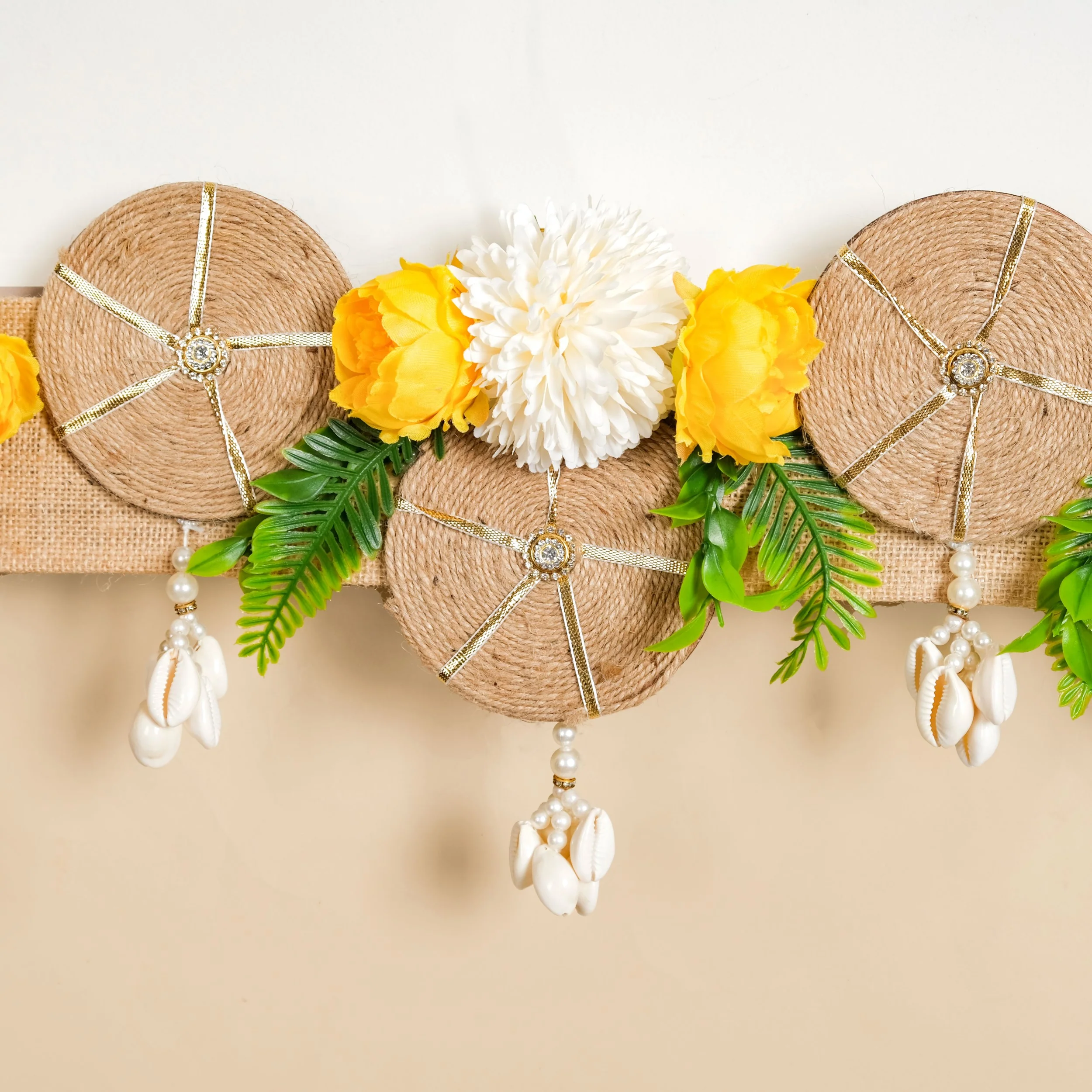 Auspicious Blossom Wall Toran For Festivities - Image 3