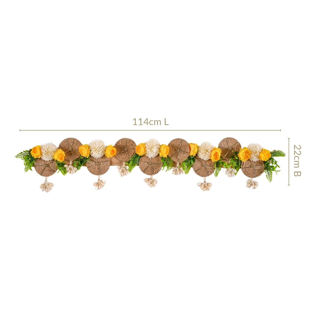 Auspicious Blossom Wall Toran For Festivities - Image 5