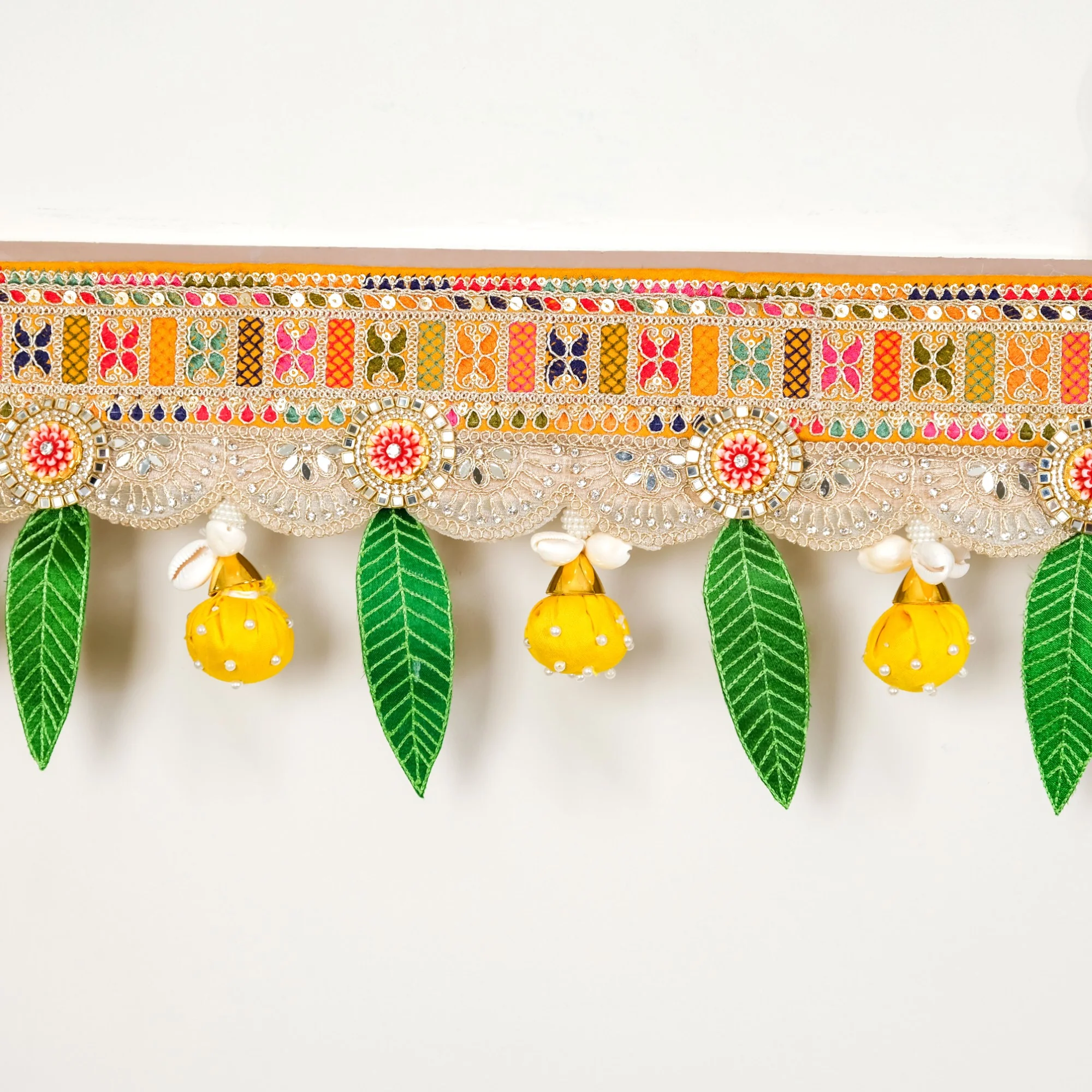 Auspicious Leaf Lucky Charm Toran - Image 6