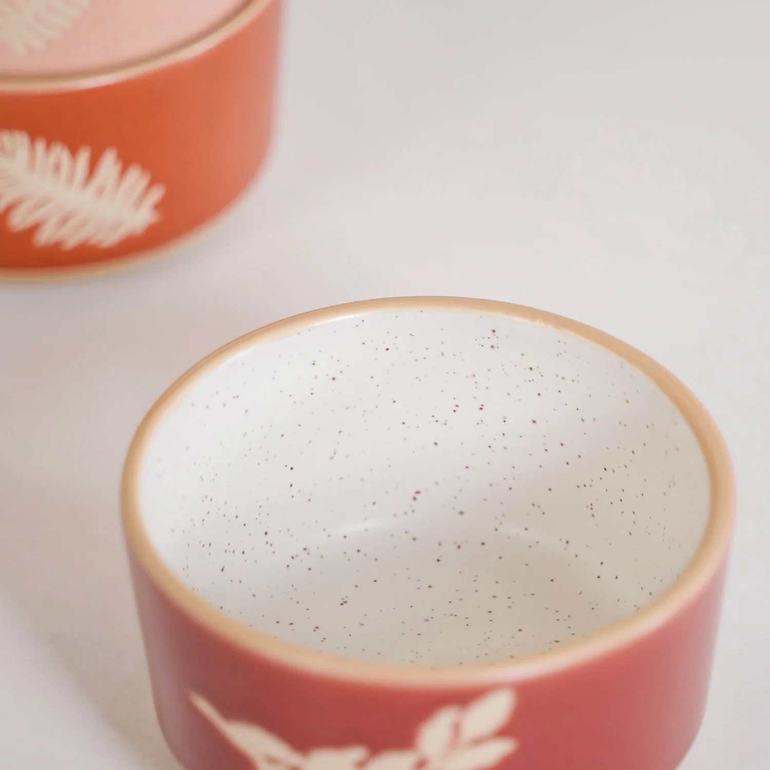 Autumn Leaf Ceramic Snack Bowl Set Of 4 180ml - Image 6