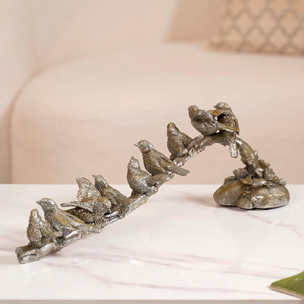 9 Birds On A Branch Decor Showpiece - Image 2