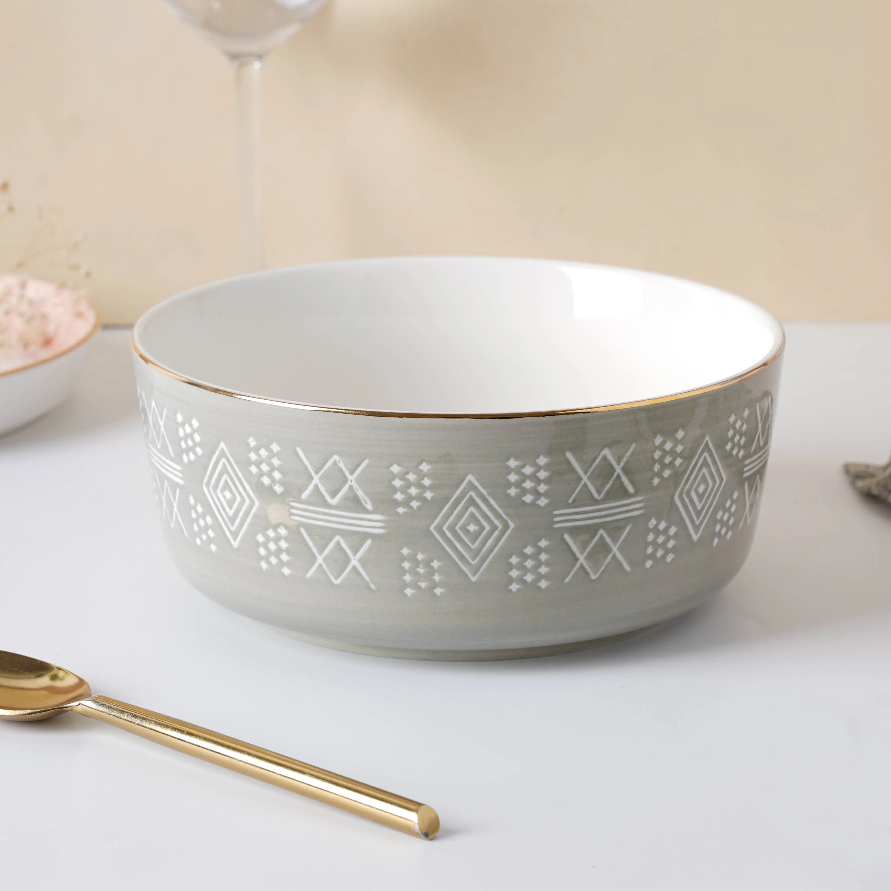 Azo Grey 27 Piece Dinnerware For 6 - Image 15