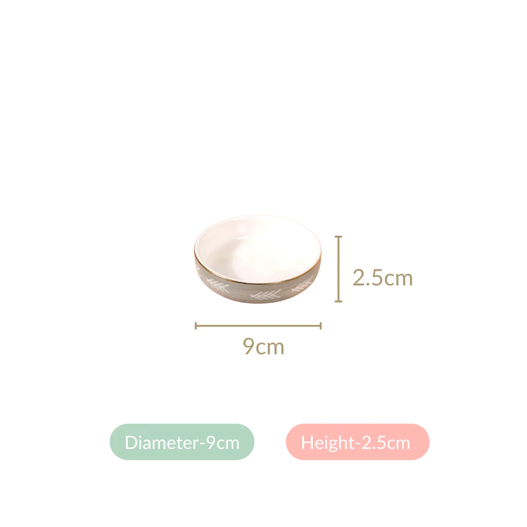 Azo Grey Dessert Plate Set Of 4 - Image 6