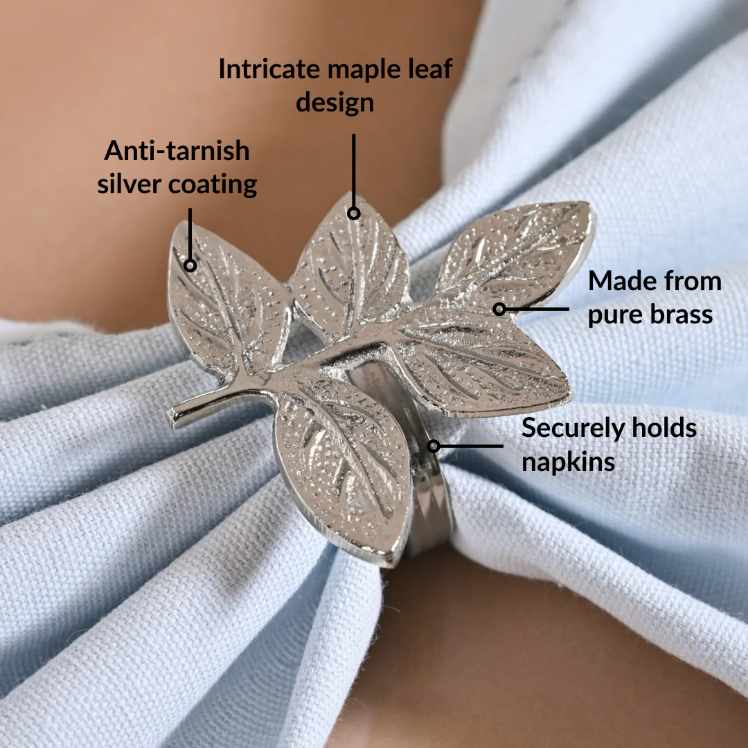 Azzurro Table Linen Hamper With Set Of 6 Rings Napkins And Mats - Image 4
