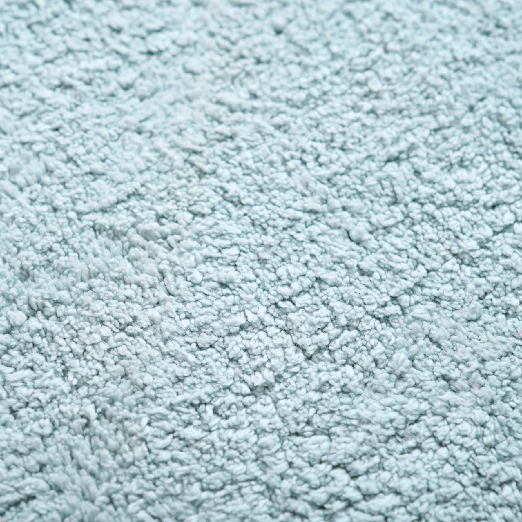 Baby Blue Pom Pom Tufted Cotton Anti Slip Floor Mat 88x47cm - Image 4