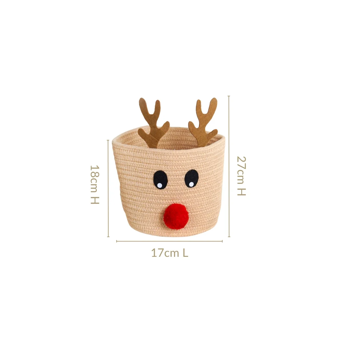 Baby Reindeer Storage Basket 27cm - Image 4